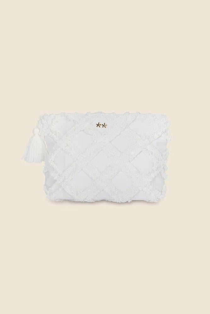 POCHETTE DONNA BIANCO FA25-A076 WH FXXK
